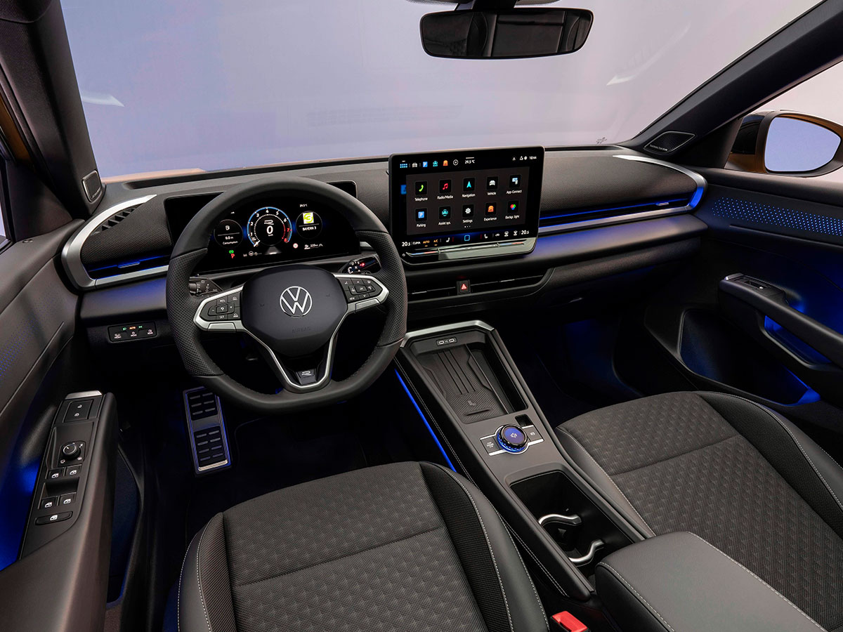 Interior del Volkswagen T-Roc