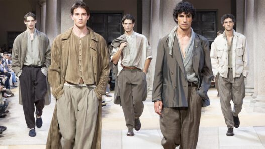 desfile Giorgio Armani hombre primavera verano 2027 mejores looks portada