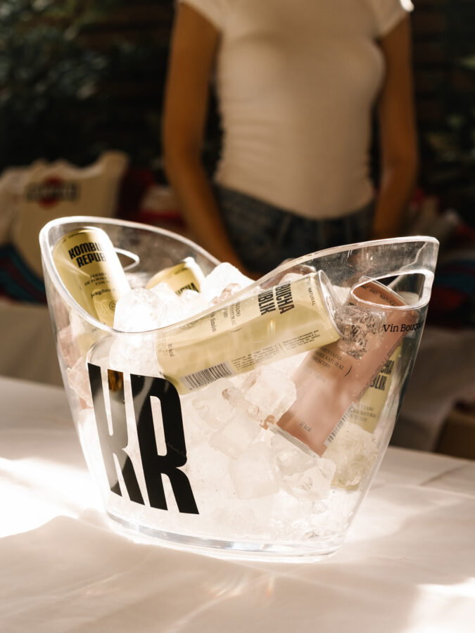 Kombucha Republic en Fiesta Rísbel bienvenida verano Madrid Premium Party 2026