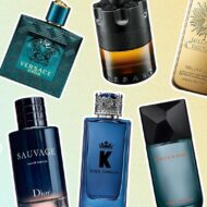 Estos son los 10 perfumes para hombre más vendidos en 2026: las fragancias masculinas que están arrasando en todo el mundo collage con los 10 perfumes de hombre más vendidos en 2026