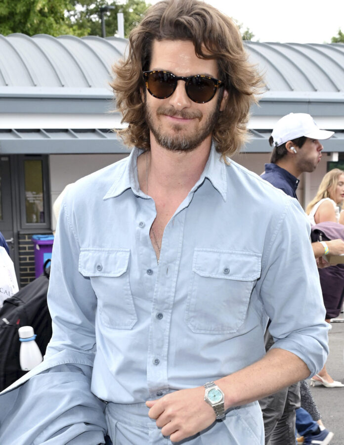 Andrew Garfield durante la sexta jornada de los Campeonatos de Wimbledon 2026