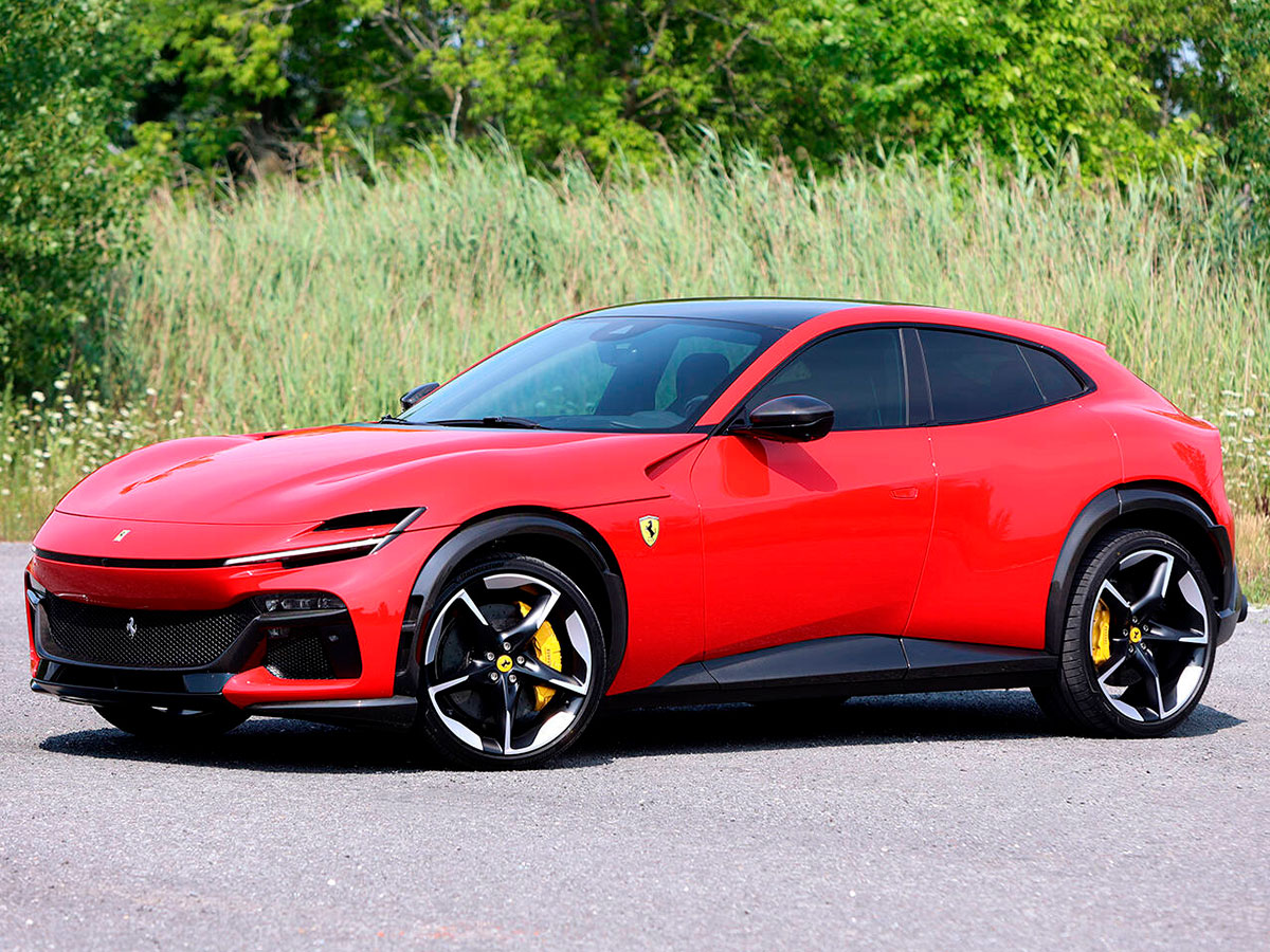 Ferrari Purosangue rojo
