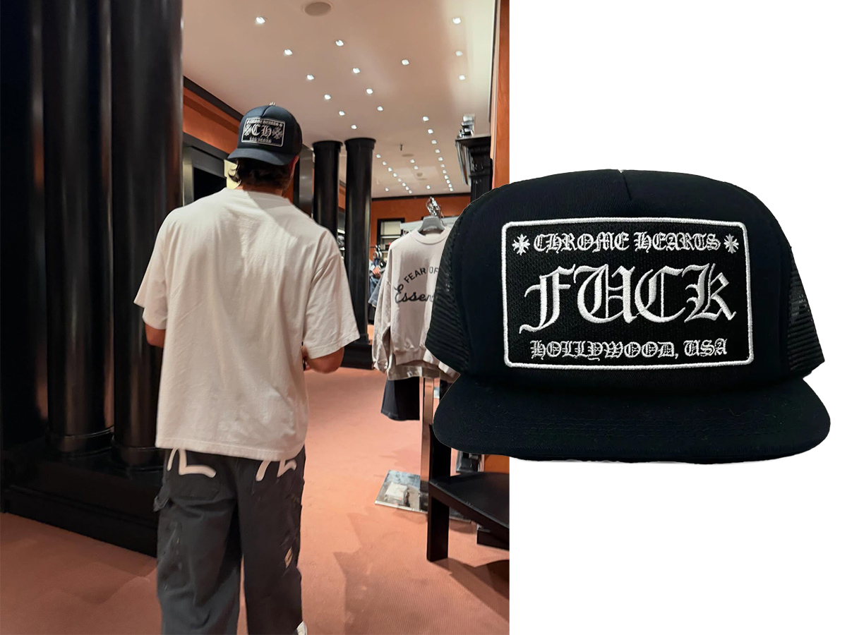 Ferran Torres con gorra negra de Chrome Hearst
