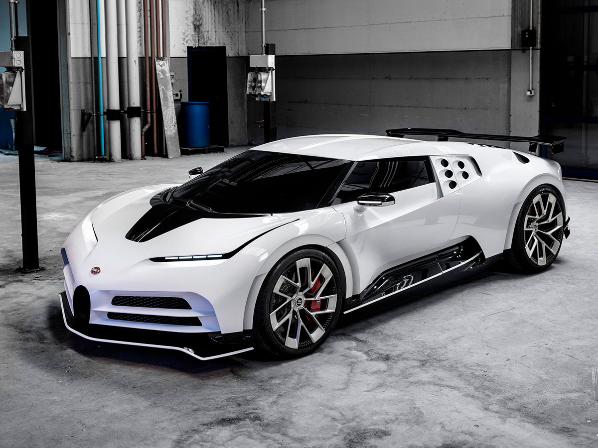 Bugatti Centodieci blanco
