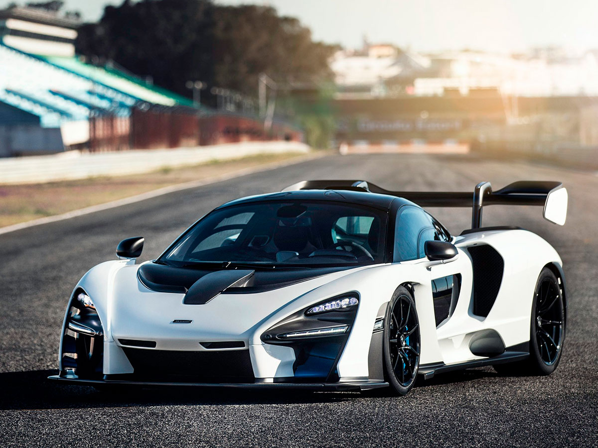 McLaren Senna blanco