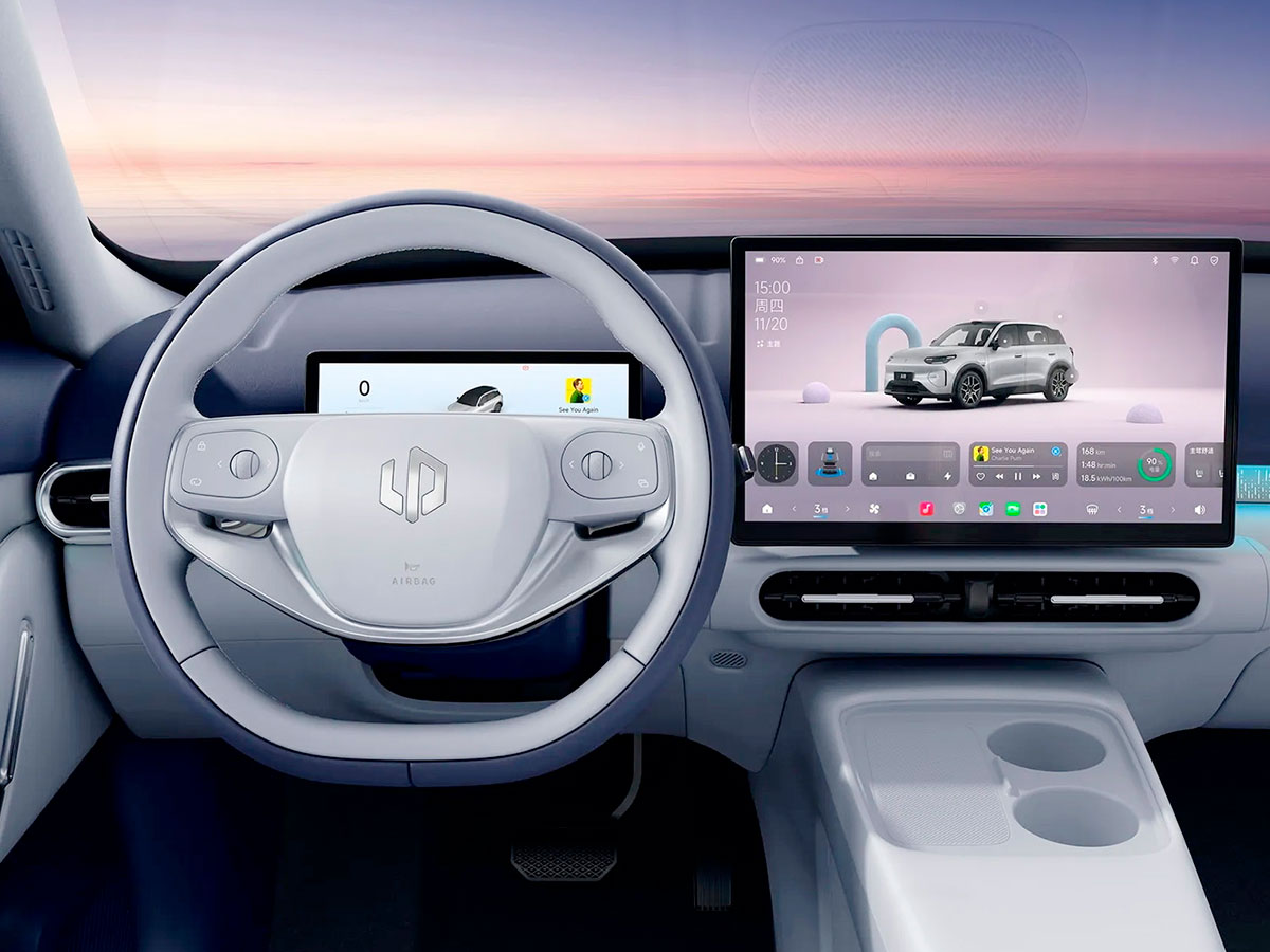 Interior del Leapmotor B03X