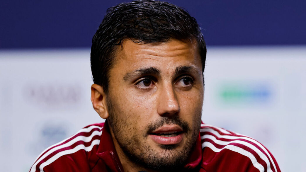 Rodri Hernández, rueda de prensa previa a la final de la Copa del Mundo de la FIFA 2026, 17 de julio de 2026 en Nueva York
