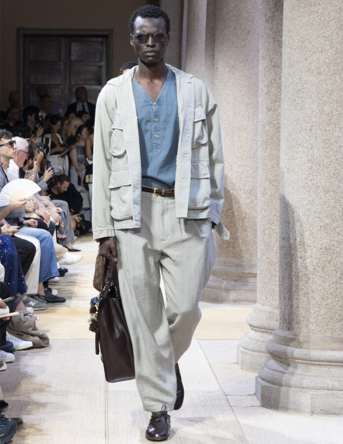 tendencias moda masculina primavera 2027 Giorgio Armani