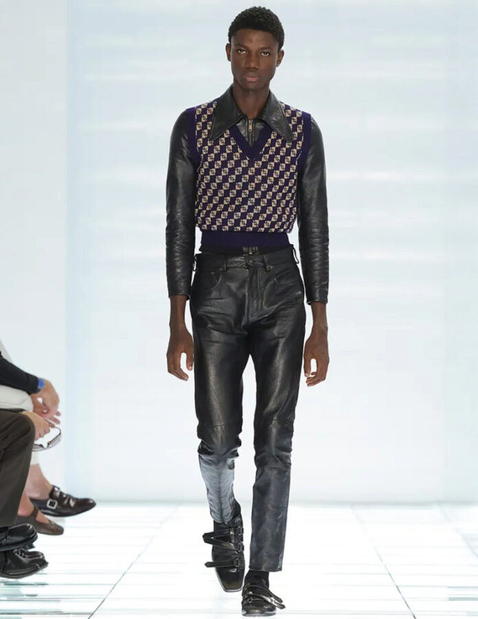 tendencias moda masculina primavera 2027 modelo desfile Prada primavera 2026 skinny