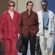 5 tendencias en moda masculina que he visto en Milán y que no te vas a querer quitar la próxima primavera 2027 collage tendencias Milán moda masculina primavera 2026
