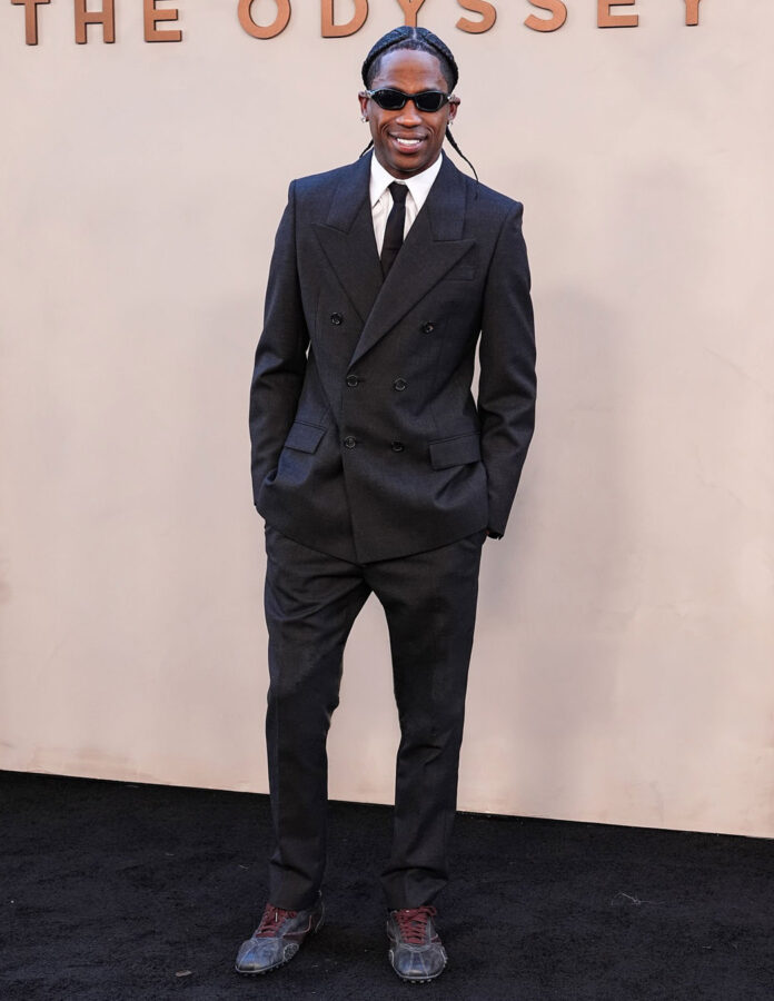 Travis Scott asiste al estreno en Nueva York de «The Odyssey» en el AMC Lincoln Square Theater el 14 de julio de 2026 en la ciudad de Nueva York.