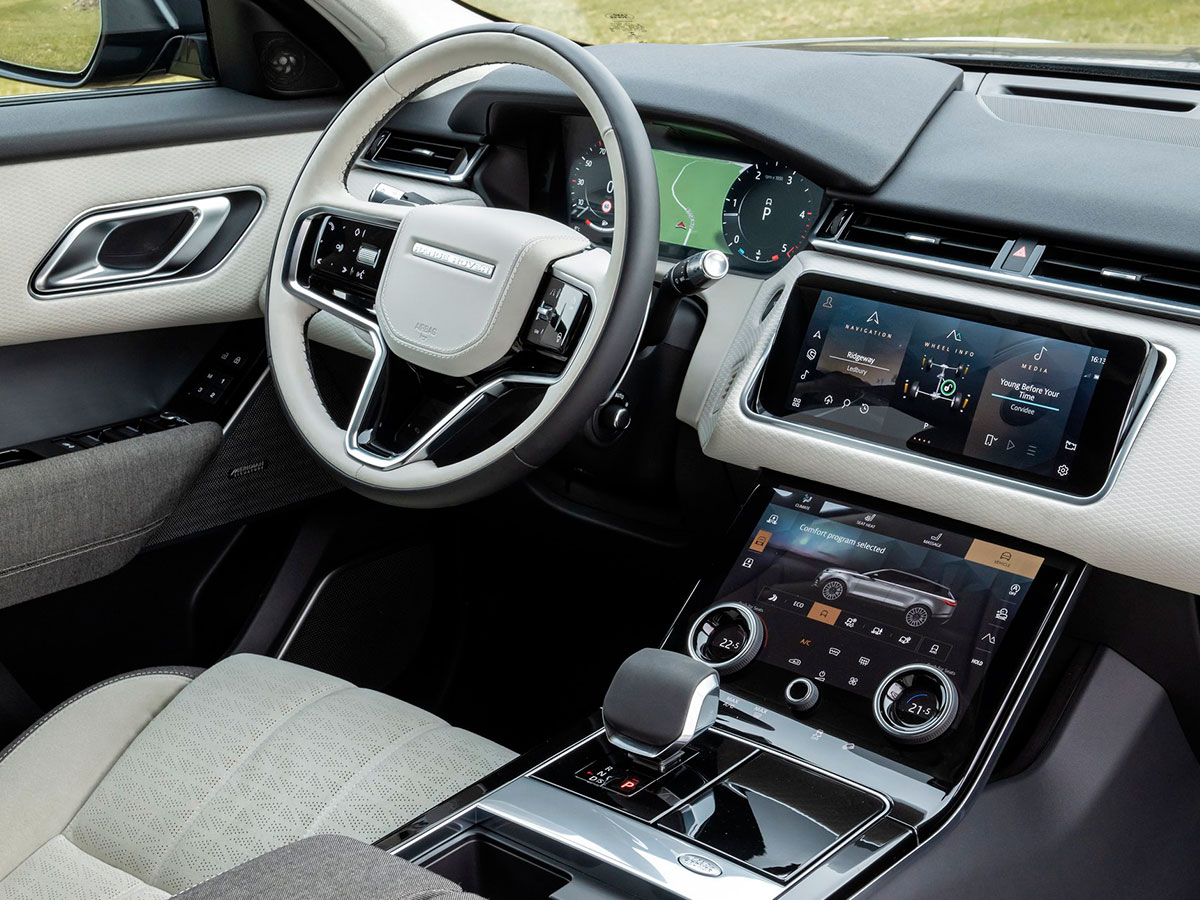 Interior del Range Rover Velar