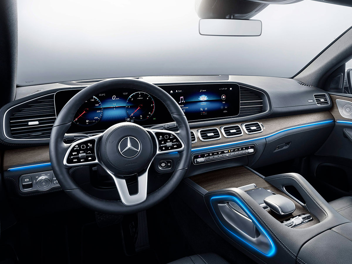 Mercedes GLE Coupé por dentro interior