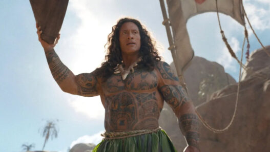 Dwayne Johnson en la versión de acción real de 'Moana' de Disney.