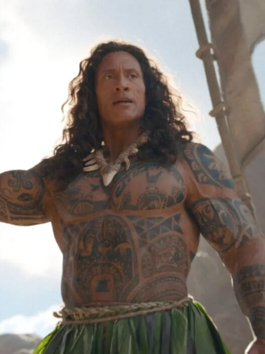 Dwayne Johnson en la versión de acción real de 'Moana' de Disney.