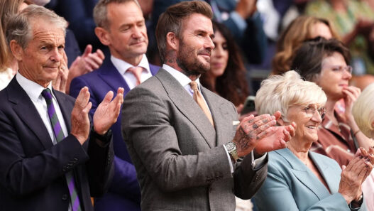 David Beckham en Wimbledon 2026 con reloj a la vista