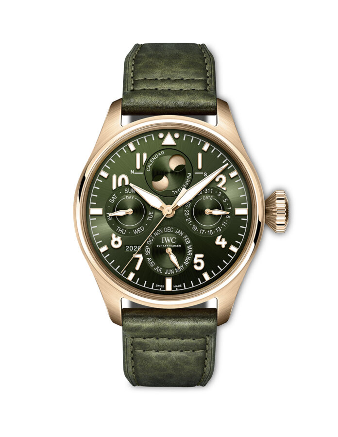reloj de oro para hombre IWC Gran Reloj de Aviador Calendario Perpetuo ProSet Le Petit Prince