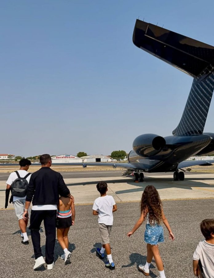 Cristiano Ronaldo y sus hijos