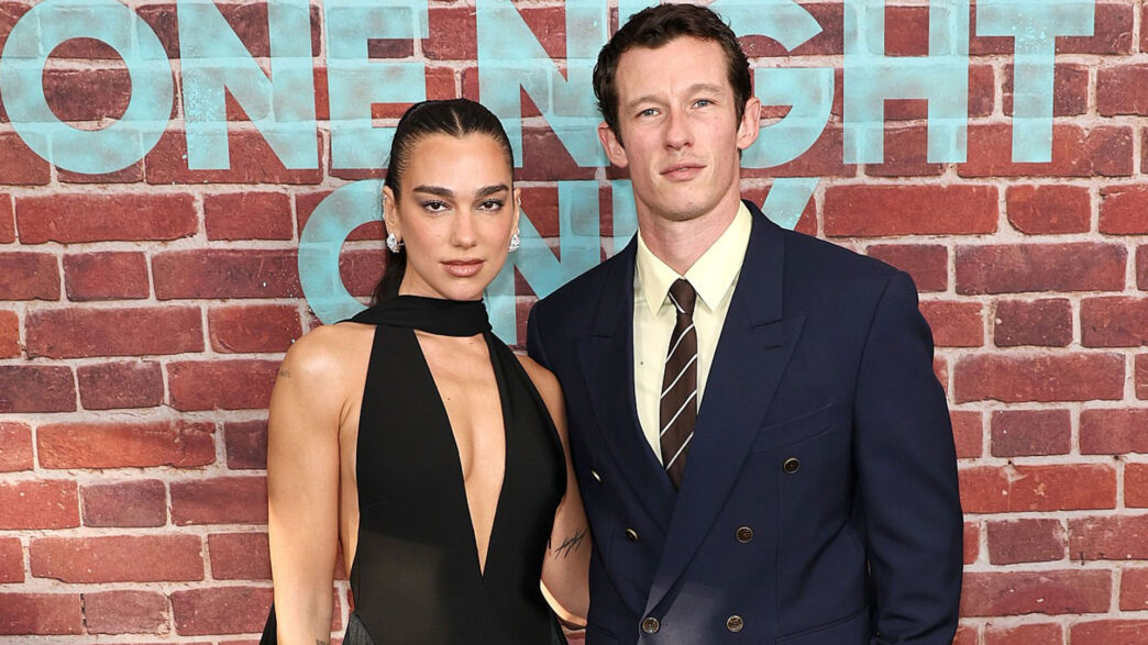 Dua Lipa y Callum Turner debutan en la alfombra roja como recién casados en el estreno de One Night Only en Nueva York