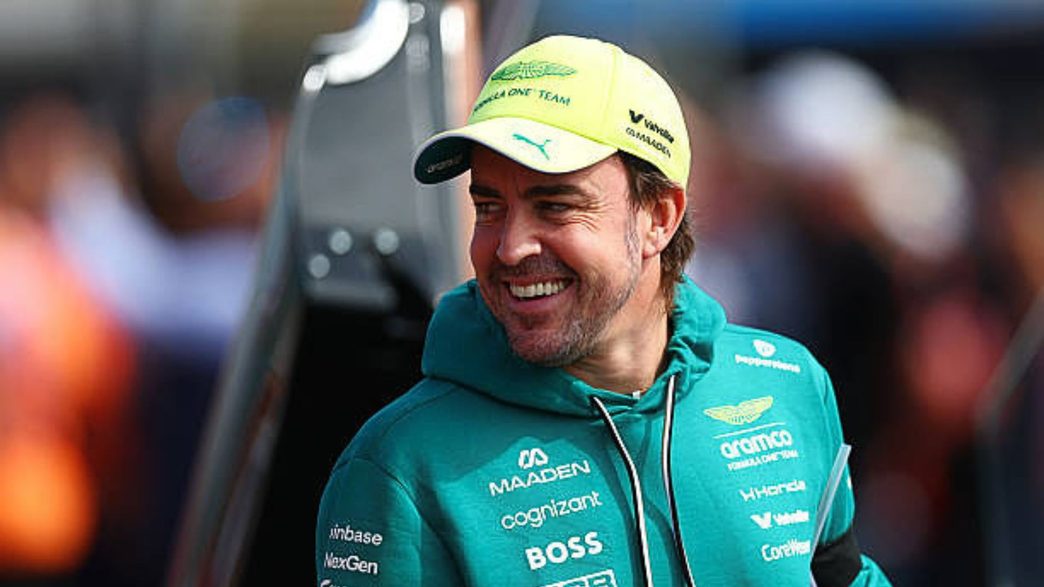 Retrato de Fernando Alonso Fórmula 1