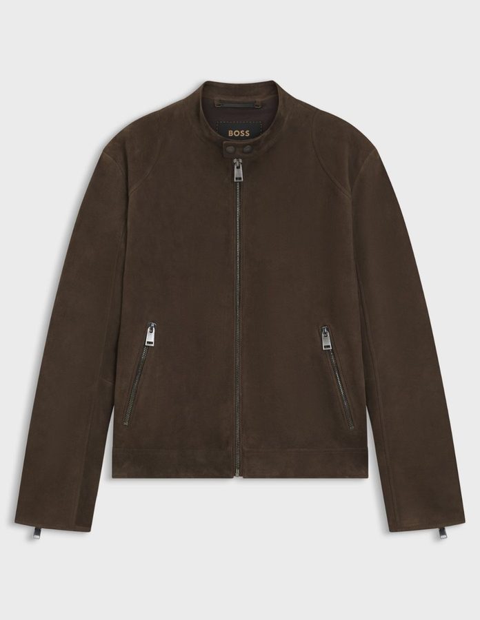 chaqueta Boss marrón