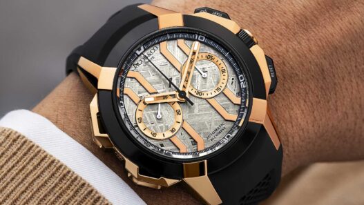 Jacob & Co. Epic X Chrono Meteor X Gold de oro rosa con esfera de meteorito