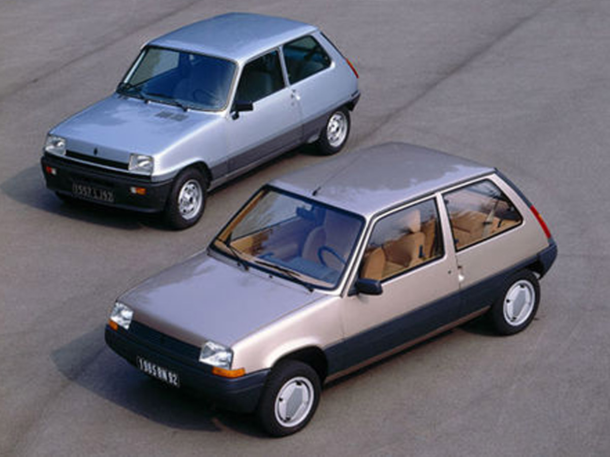 Renault 5 plateado