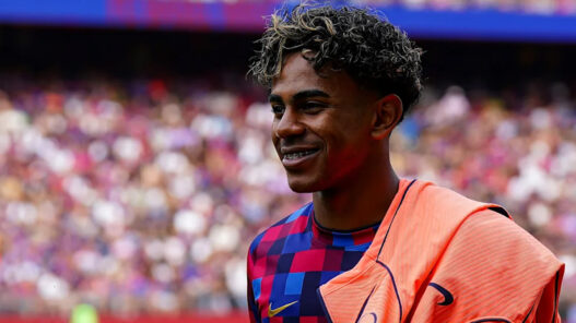Lamine Yamal, partido amistoso de pretemporada entre el FC Basilea y el FC Barcelona