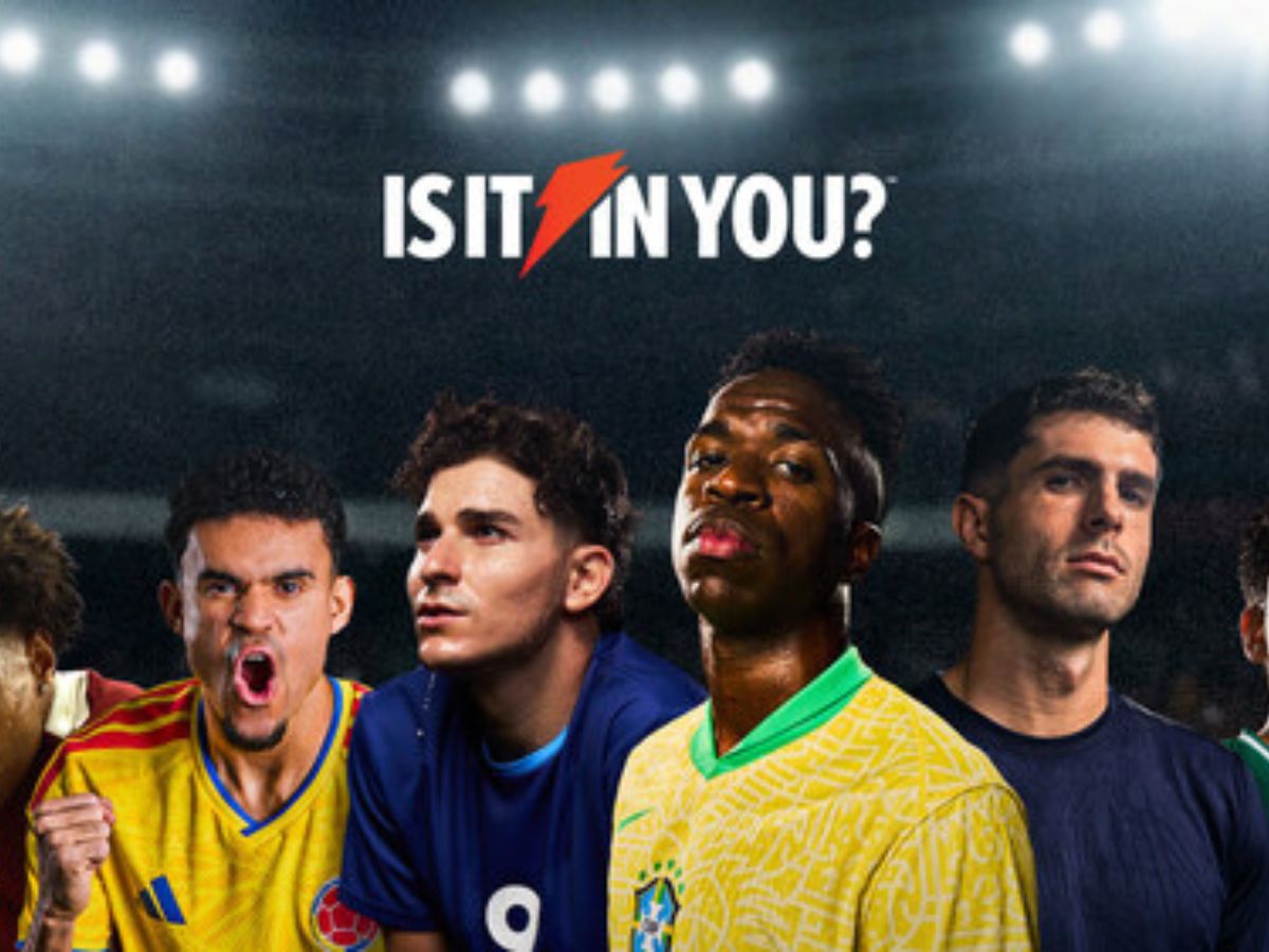 Vinicius en la campaña de Gatorade