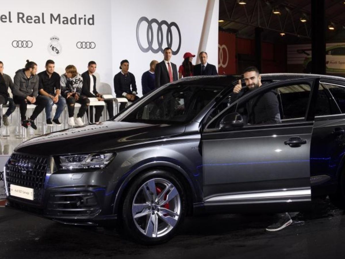 Dani Carvajal y su Audi SQ7 del Real Madrid