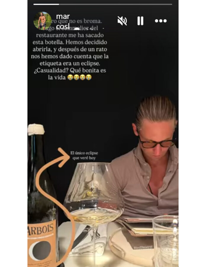 Captura de pantalla de las historias de Instagram de Marcos Llorente