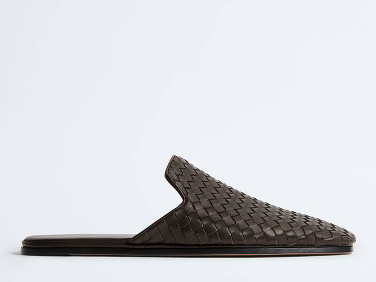 Zapatilla Palazzo de Bottega Veneta color café