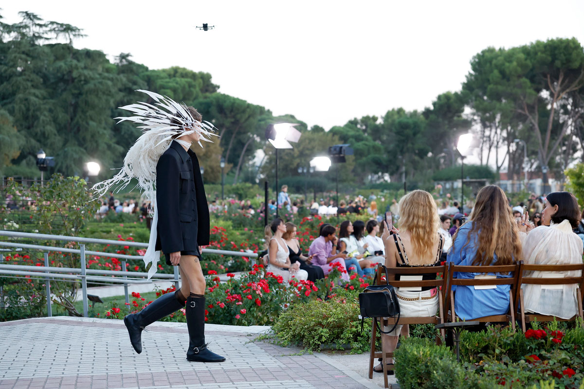 desfile Arcadia de Palomo Spain primavera verano 2027 en Mercedes-Benz Fashion Week Madrid