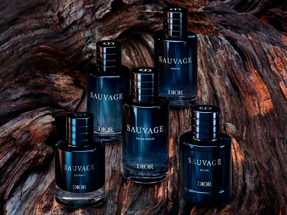 familia de perfumes Sauvage de Dior