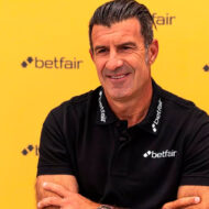 Luis Figo en evento Betfair