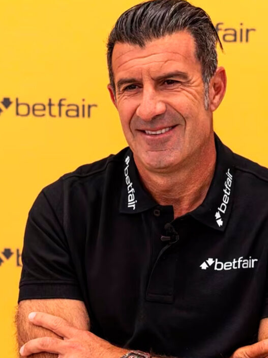 Luis Figo en evento Betfair