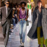 modelos vistiendo pantalones pitillo desfile otoño 2026 hombre