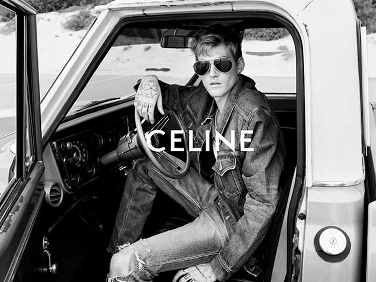 Presley Gerber Celine Eau de Californie 2022 campaña