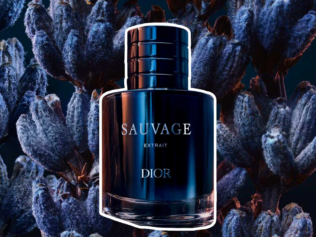Frasco de perfume Sauvage Extrait de Dior