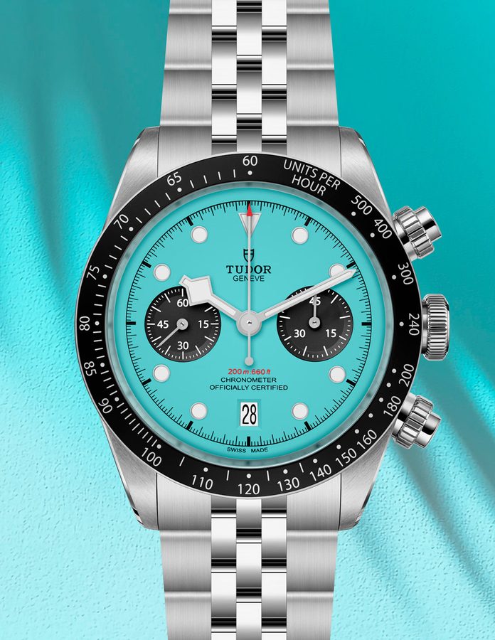 Tudor Black Bay Chrono Flamingo Blue