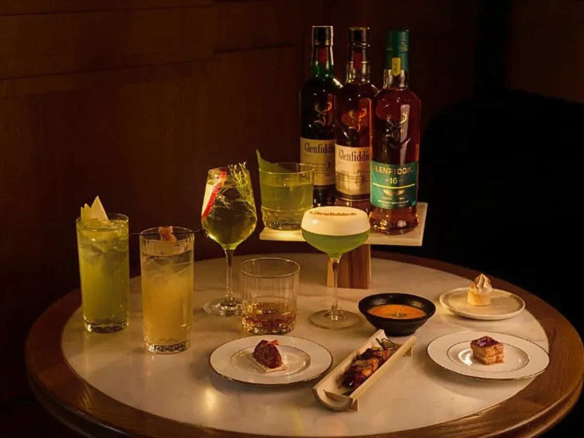 Selección de cócteles elaborados por Glenfiddich
