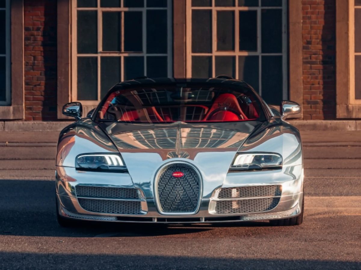 Foto frontal del Bugatti Veyron Grand Sport Vitesse