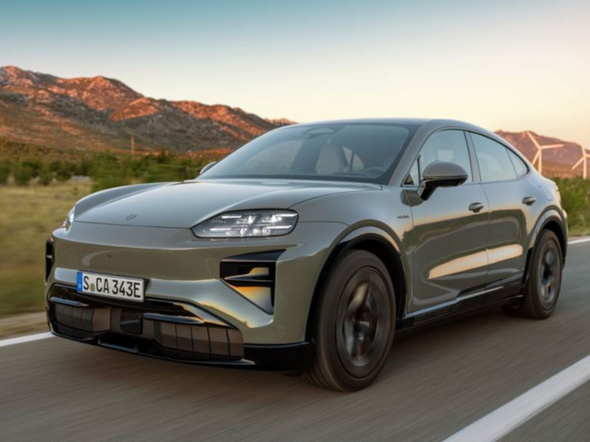 Vista exterior del Porsche Cayenne Turbo Coupé Electric