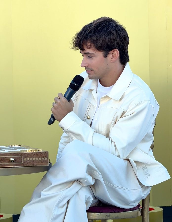 Foto de Charles Leclerc en evento de Chivas Regal