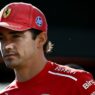 Foto de Charles Leclerc con Ferrari en el GP de Italia (Monza)