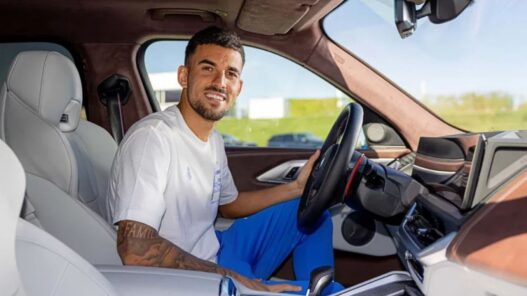 Dani Ceballos y su BMW