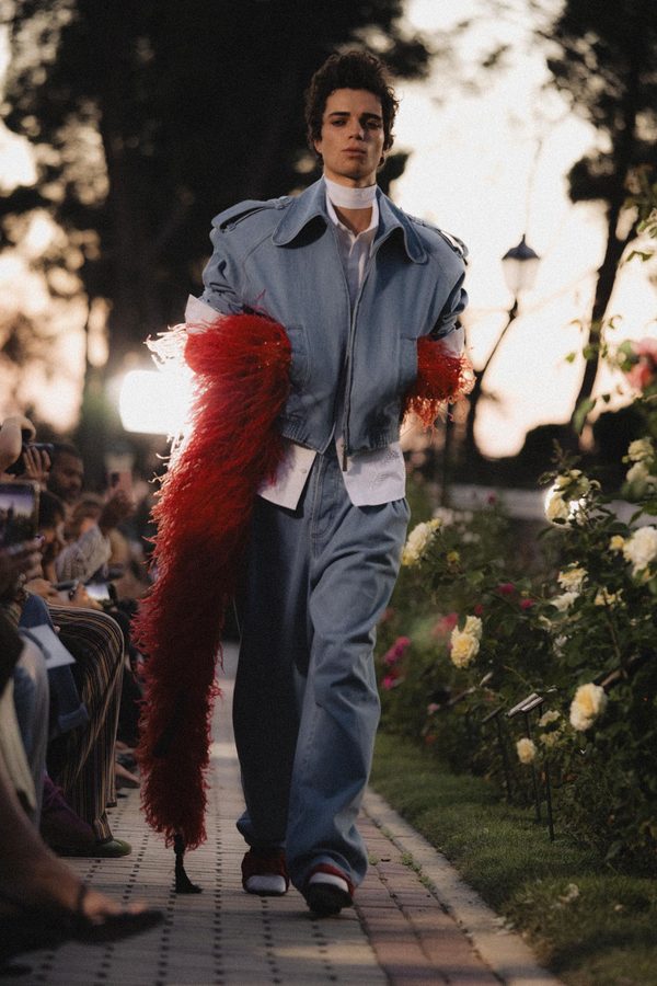 desfile Arcadia de Palomo Spain primavera verano 2027 en Mercedes-Benz Fashion Week Madrid
