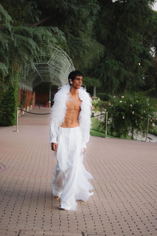 desfile Arcadia de Palomo Spain primavera verano 2027 en Mercedes-Benz Fashion Week Madrid