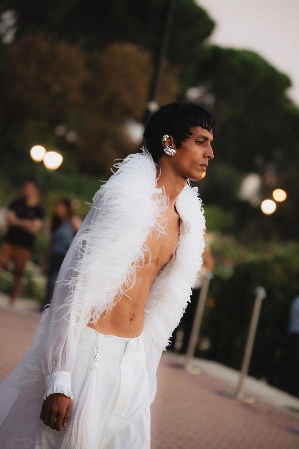 desfile Arcadia de Palomo Spain primavera verano 2027 en Mercedes-Benz Fashion Week Madrid