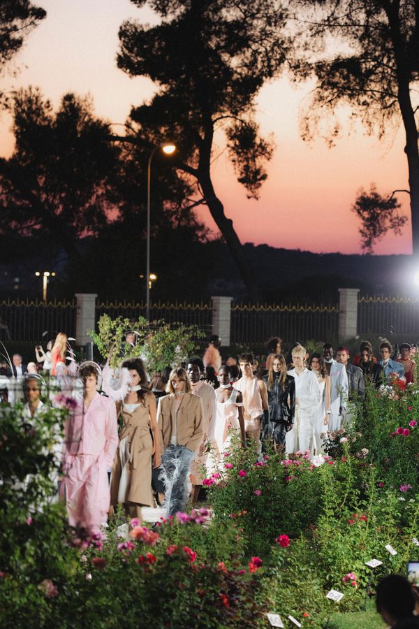 desfile Arcadia de Palomo Spain primavera verano 2027 en Mercedes-Benz Fashion Week Madrid